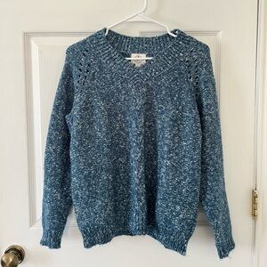 St Johns Bay Blue Knit Women's Sweater